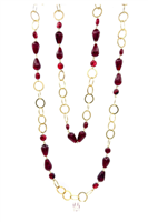 Collana Bellamaria Donna in Argento Granato CLLCLGRDO